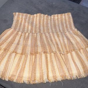 Yellow aerie skirt